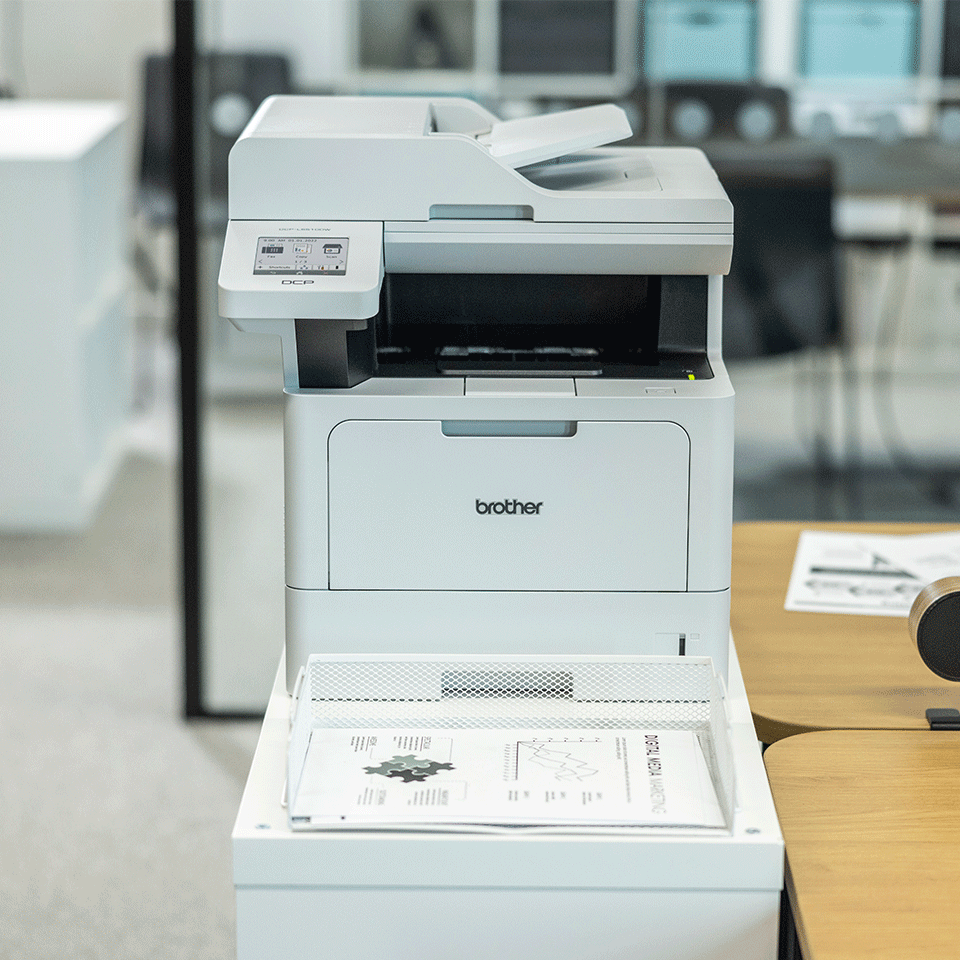 MFC-L5710DN Professioneller 4-in-1 Multifunktionsdrucker Schwarz Weiß für Arbeitsgruppen