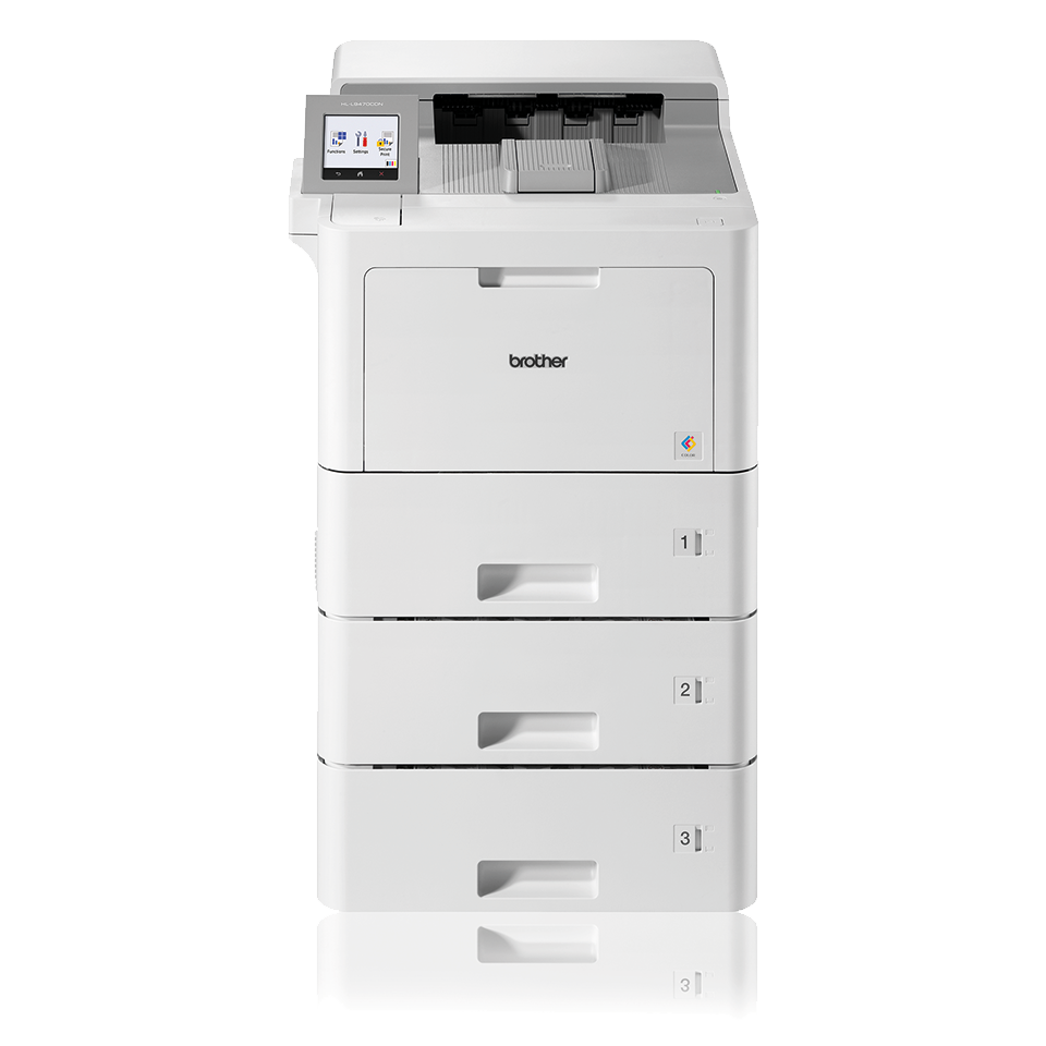 HL-L9470CDNTT Professioneller LAN Farblaserdrucker mit hervorragender Farbqualität, hoher Druckgeschwindigkeit und 3 Papierkassetten
