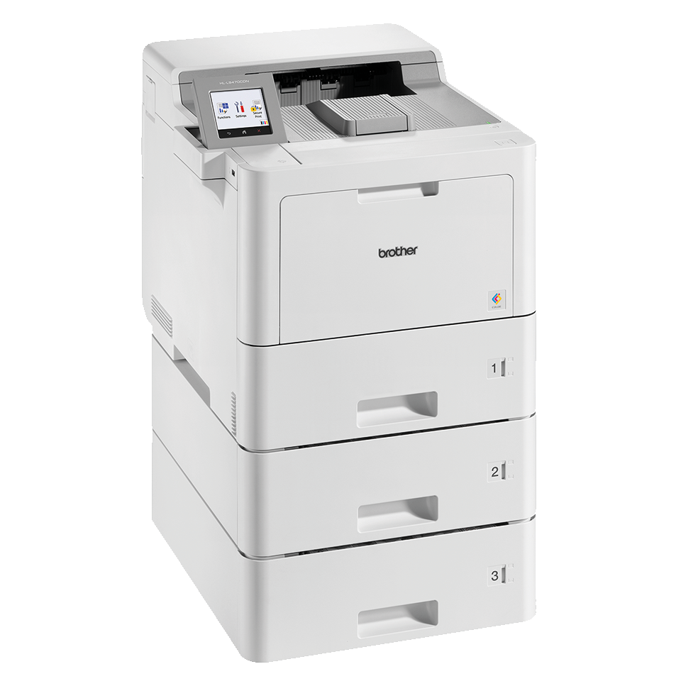 HL-L9470CDNTT Professioneller LAN Farblaserdrucker mit hervorragender Farbqualität, hoher Druckgeschwindigkeit und 3 Papierkassetten