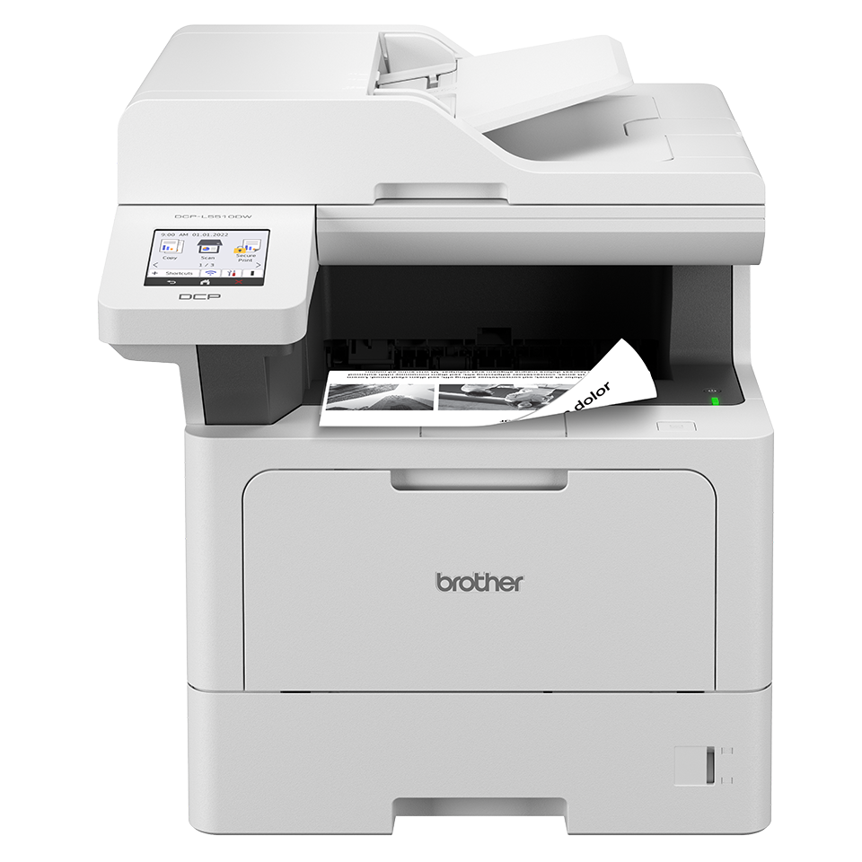MFC-L5710DN Professioneller 4-in-1 Multifunktionsdrucker Schwarz Weiß für Arbeitsgruppen