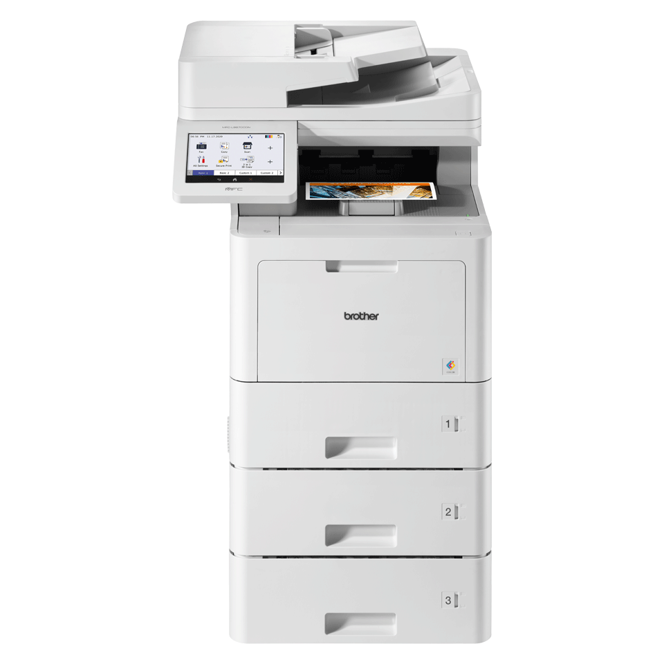 MFCL9670CDNTT Professioneller LAN 4-in-1 Farblaser-Multifunktionsdrucker mit hervorragender Farbqualität, hoher Druckgeschwindigkeit und 3 Papierkassetten