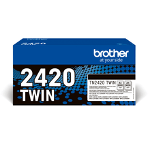 Brother TN-2420TWIN Tonerkartuschen Schwarz für ca. je 3.000 Seiten