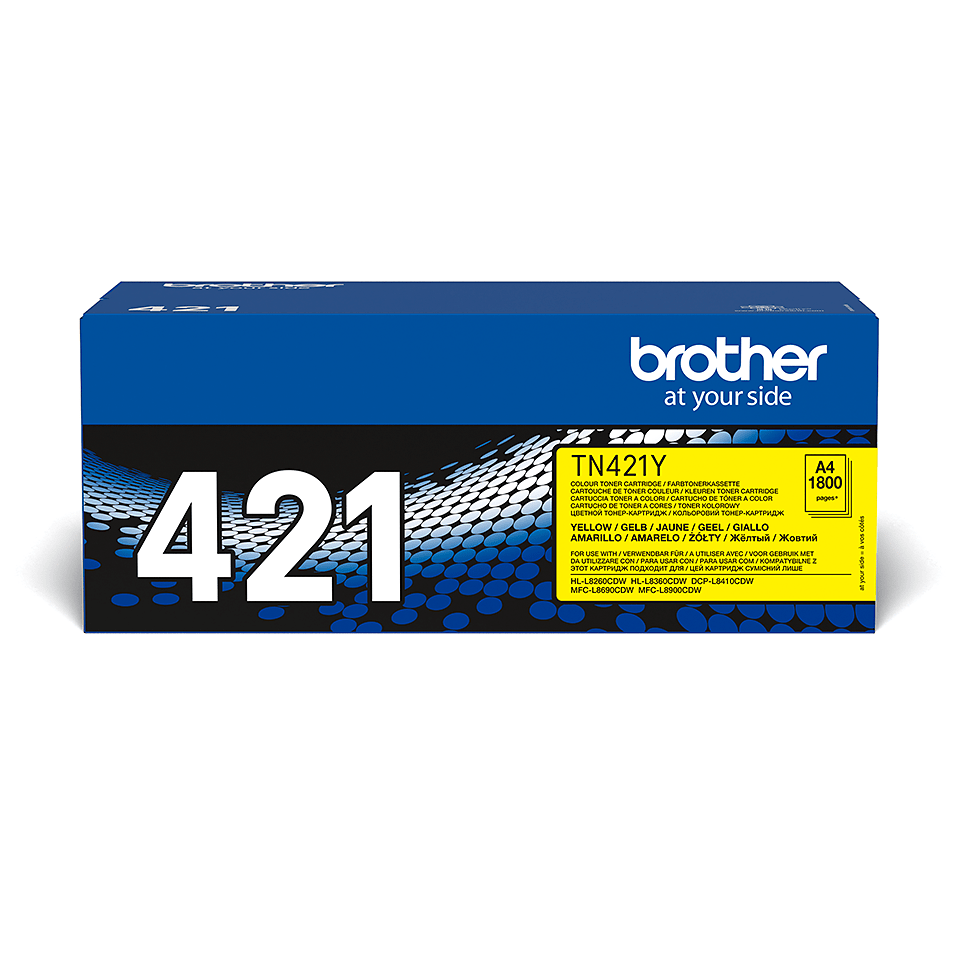 Brother TN-421Y Tonerkartusche Gelb für 1.800 Seiten