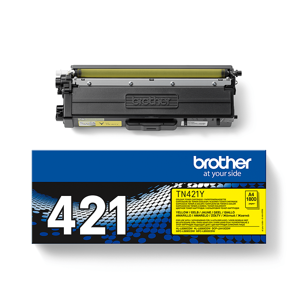 Brother TN-421Y Tonerkartusche Gelb für 1.800 Seiten