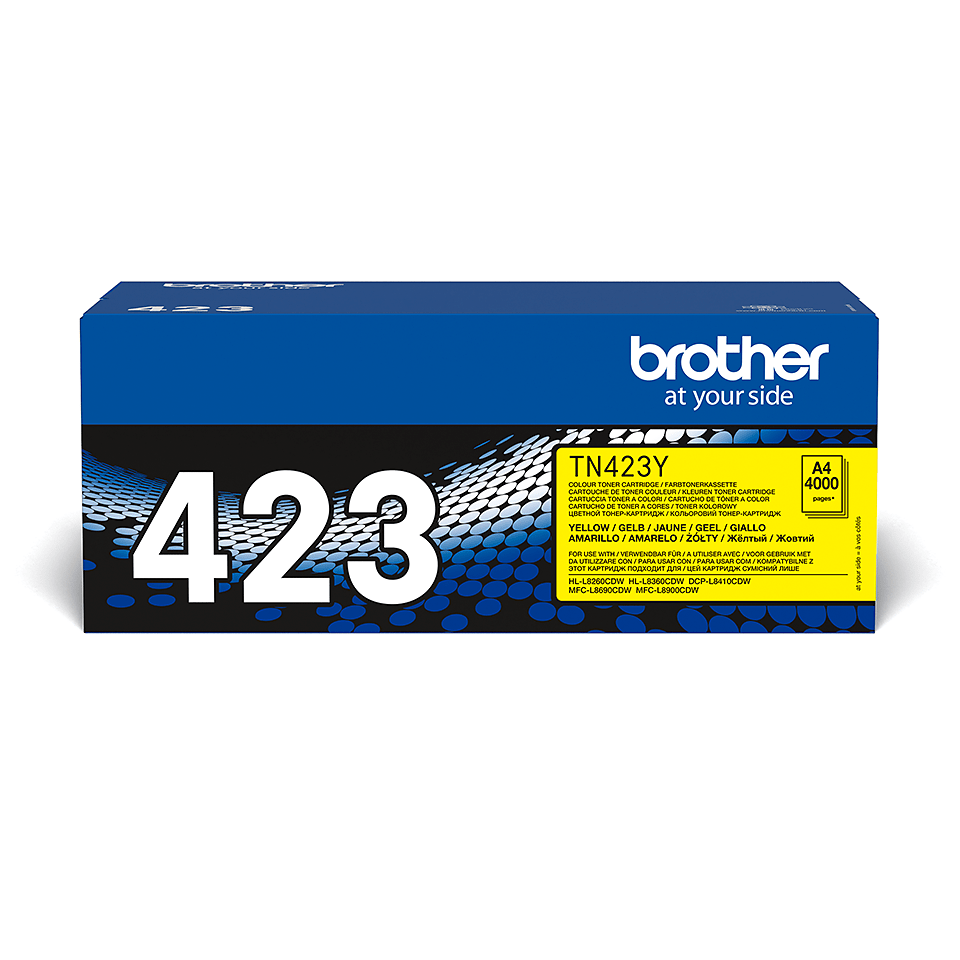 Brother TN-423Y Tonerkartusche Gelb für 4.000 Seiten