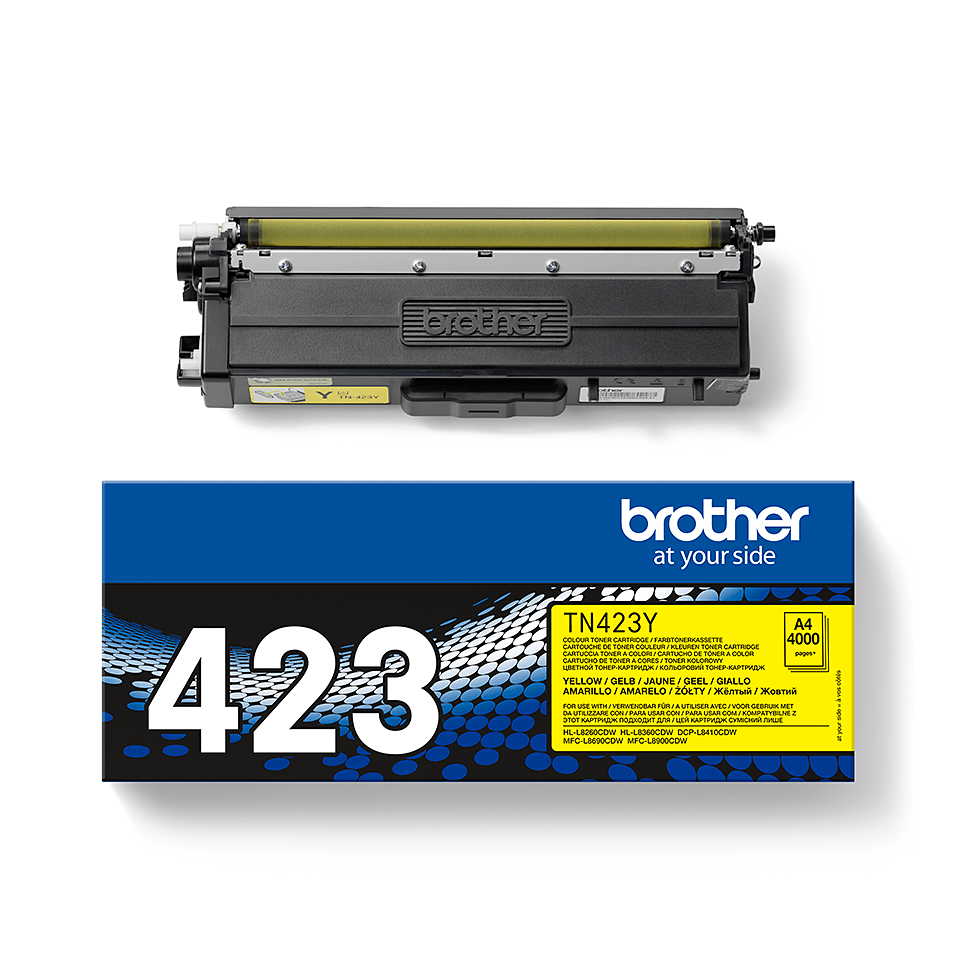 Brother TN-423Y Tonerkartusche Gelb für 4.000 Seiten