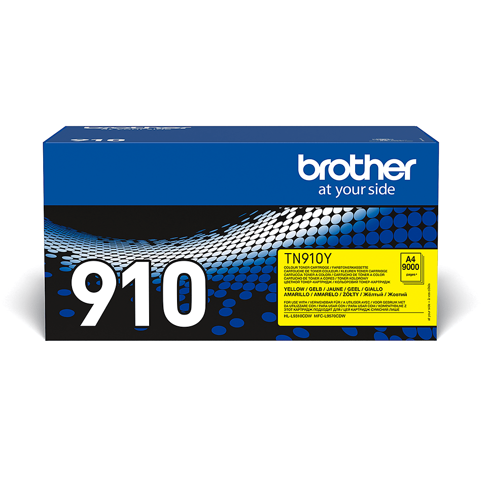 Brother TN-910Y Tonerkartusche Gelb für 9.000 Seiten